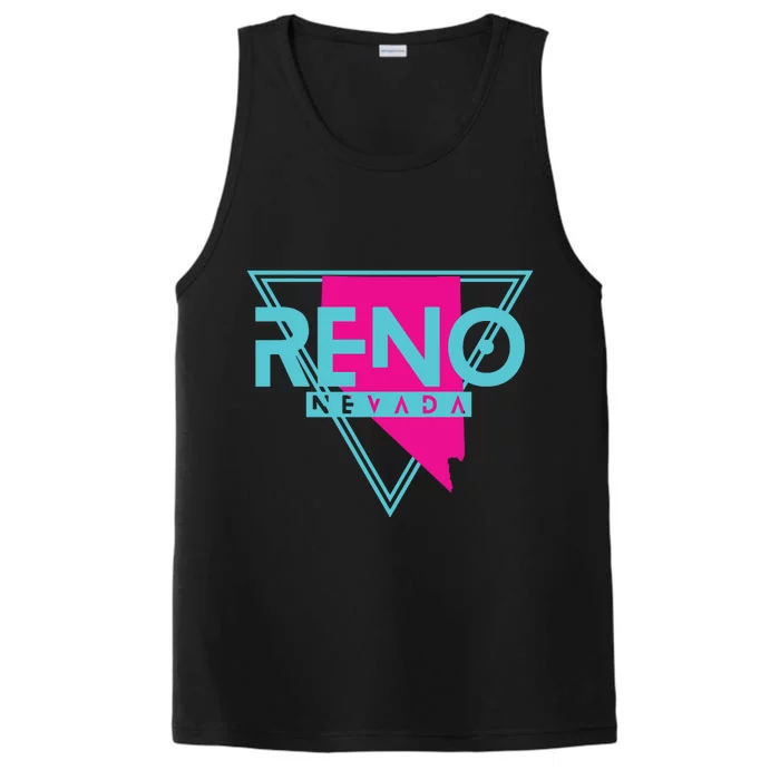 Reno Nevada T Triangle Nv Souvenirs Performance Tank