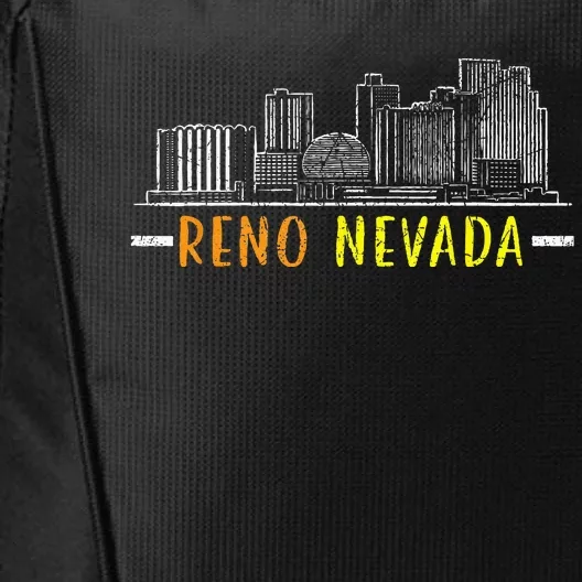 Reno Nevada USA America Nevadians Nevadans City Backpack