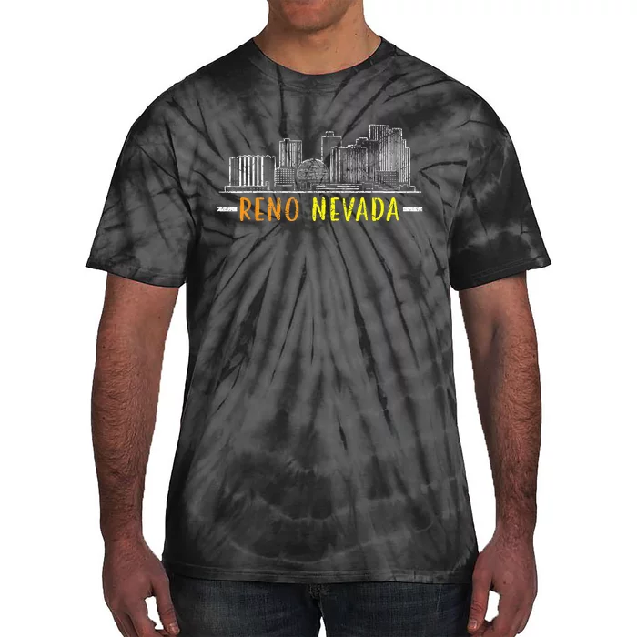 Reno Nevada USA America Nevadians Nevadans Tie-Dye T-Shirt