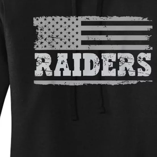 Raiders Name Usa Flag Gift Women Boy Girl Women's Pullover Hoodie