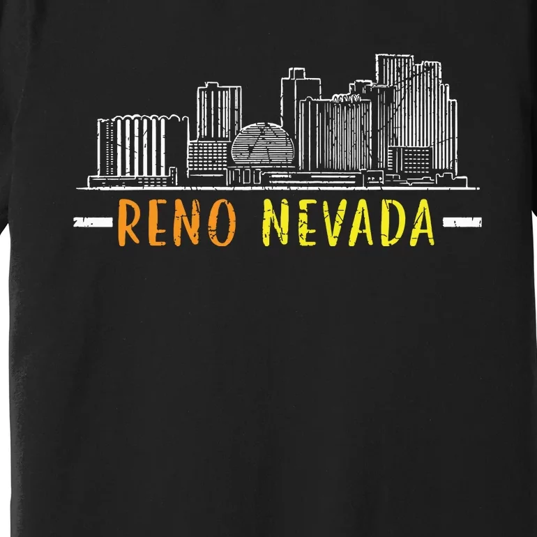 Reno Nevada Usa America Nevadians Nevadans Premium T-Shirt