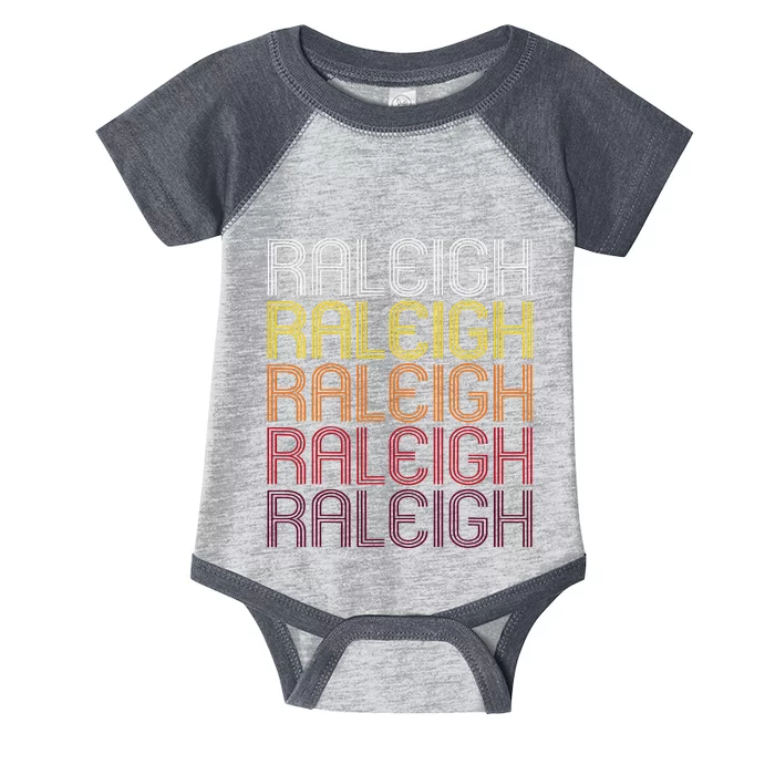 Raleigh Nc Vintage Style North Carolina Infant Baby Jersey Bodysuit