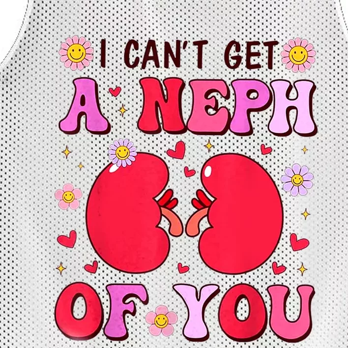 Retro Nurse Valentine's Day I Can't A Neph Of You Mesh Reversible Basketball Jersey Tank