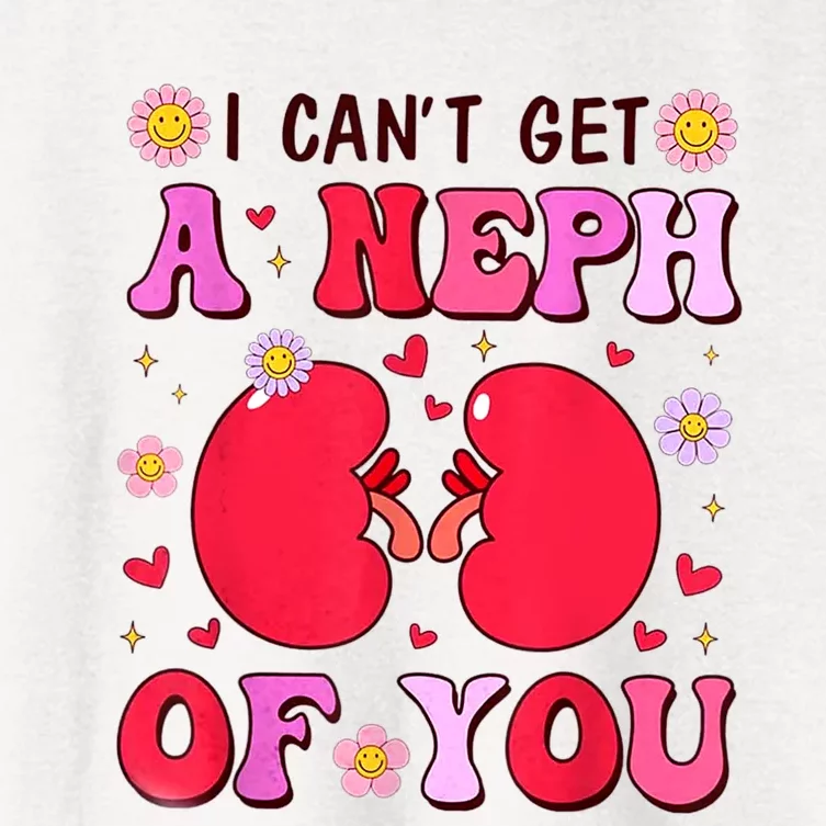 Retro Nurse Valentine's Day I Can't A Neph Of You Women's Crop Top Tee