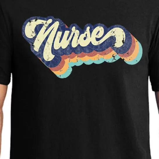 Retro Nurse Woman Wears A Nursing On NurseS Day Pajama Set