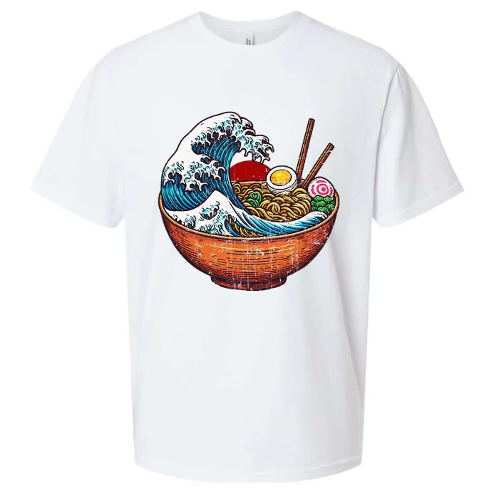 Retro Noodle Wave Japan Sueded Cloud Jersey T-Shirt