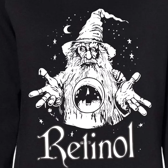 Retinol Nighttime Wizardry Womens California Wash Sweatshirt