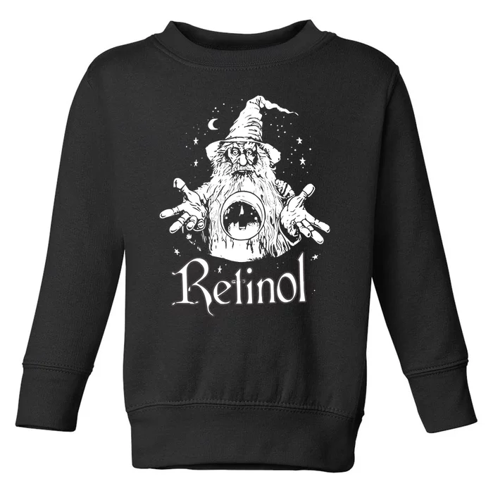 Retinol Nighttime Wizardry Toddler Sweatshirt