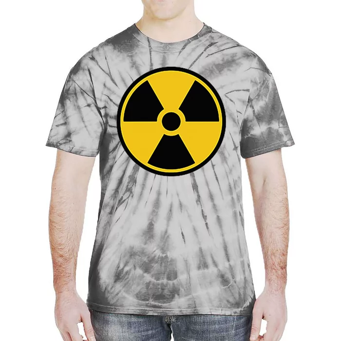 Radioactive Nuclear Warning Symbol Radiation Sign Energy Tie-Dye T-Shirt