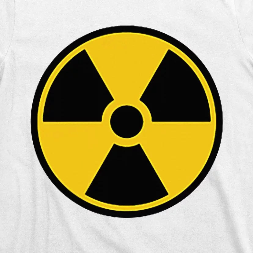 Radioactive Nuclear Warning Symbol Radiation Sign Energy T-Shirt