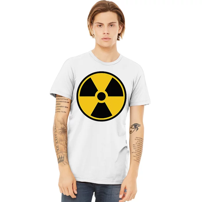 Radioactive Nuclear Warning Symbol Radiation Sign Energy Premium T-Shirt