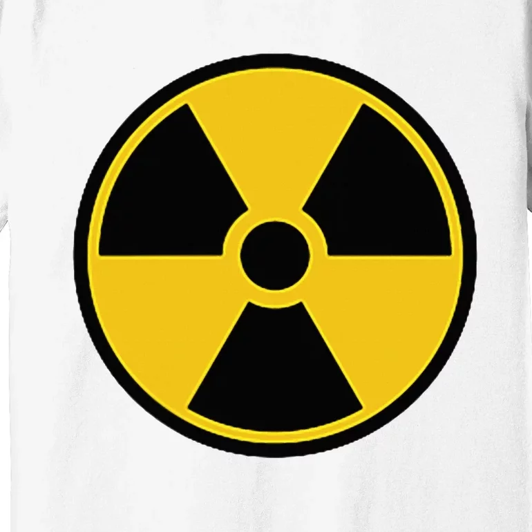 Radioactive Nuclear Warning Symbol Radiation Sign Energy Premium T-Shirt