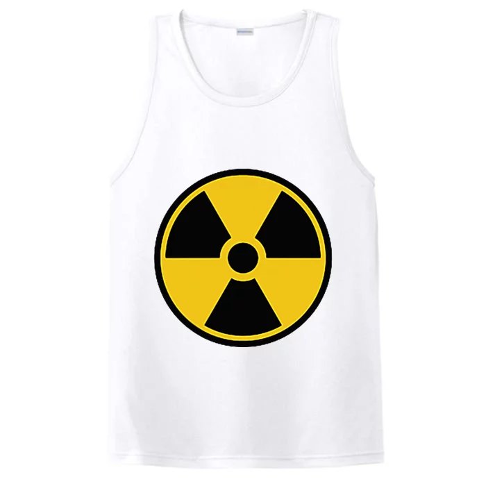 Radioactive Nuclear Warning Symbol Radiation Sign Energy Performance Tank