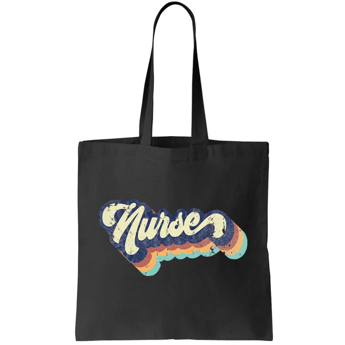 Retro Nurse Woman Wears A Nursing On NurseS Day Tote Bag