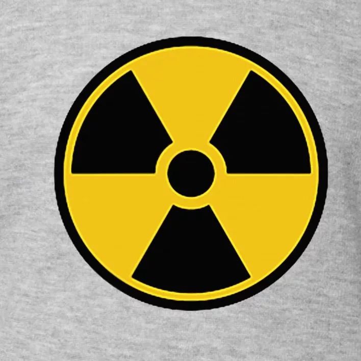 Radioactive Nuclear Warning Symbol Radiation Sign Energy Toddler Sweatshirt