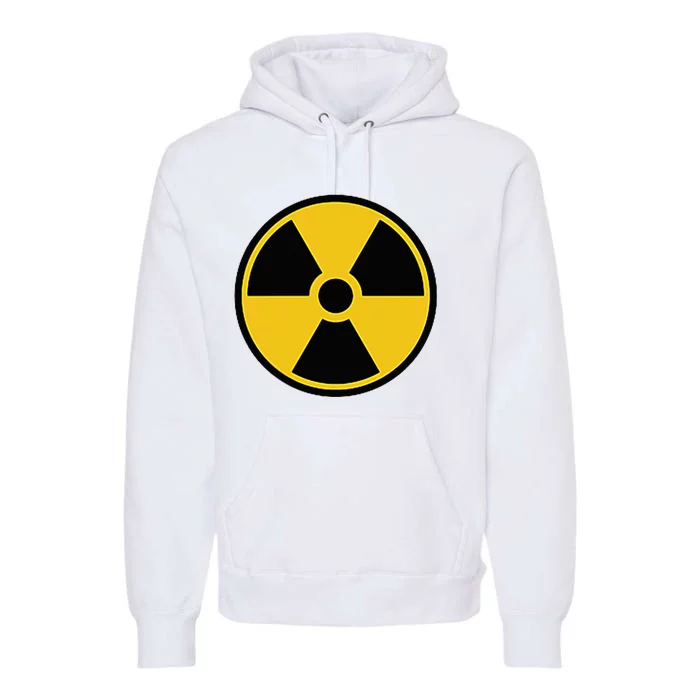 Radioactive Nuclear Warning Symbol Radiation Sign Energy Premium Hoodie