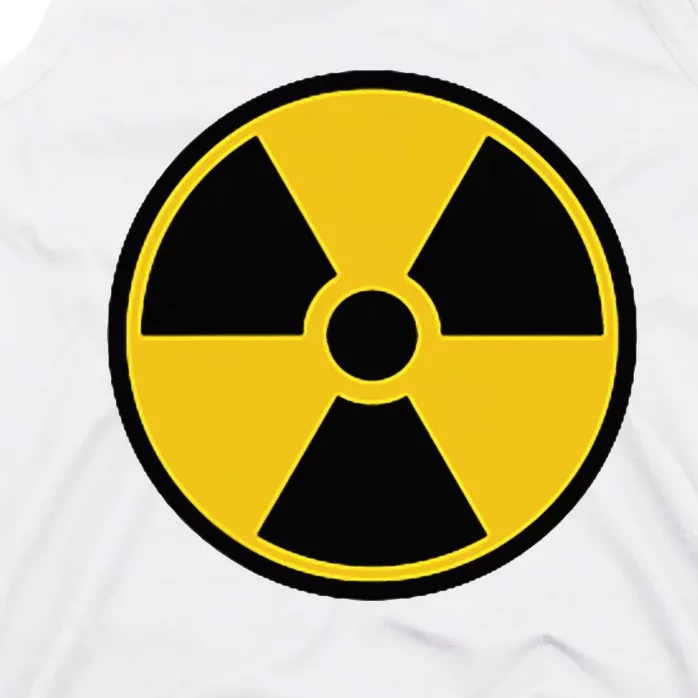 Radioactive Nuclear Warning Symbol Radiation Sign Energy Tank Top