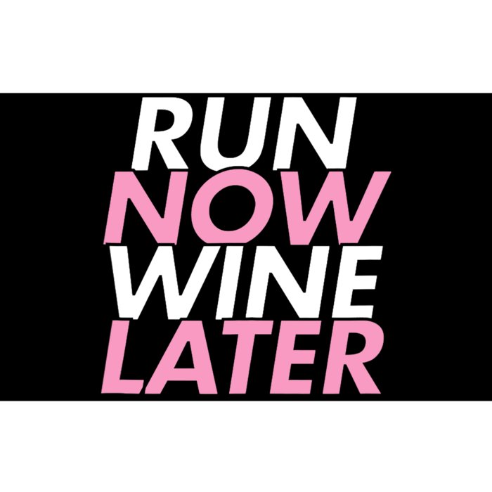 Run Now Wine Later Funny Running Cardio And Runner Gift Tank Top Bumper Sticker