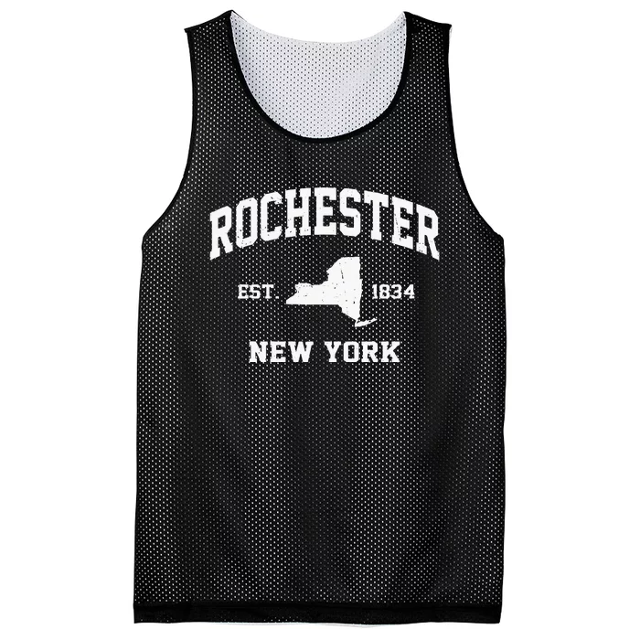 Rochester New York NY Vintage State Athletic Style Mesh Reversible Basketball Jersey Tank