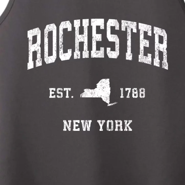 Rochester New York Ny Vintage Athletic Performance Tank