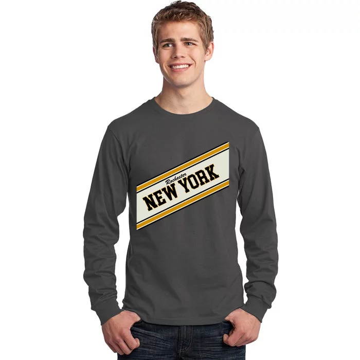 Rochester New York Varsity Logo Tall Long Sleeve T-Shirt