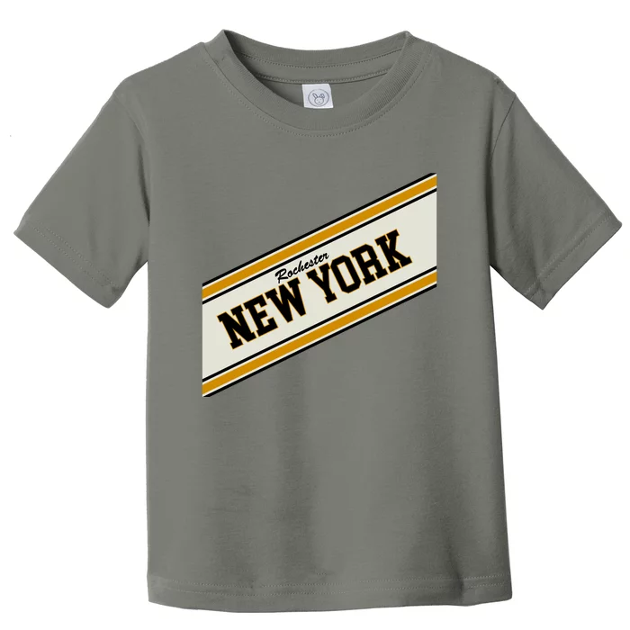 Rochester New York Varsity Logo Toddler T-Shirt