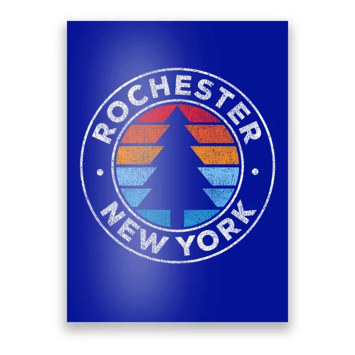 Rochester New York Ny Vintage Graphic Retro 70s Great Gift Poster