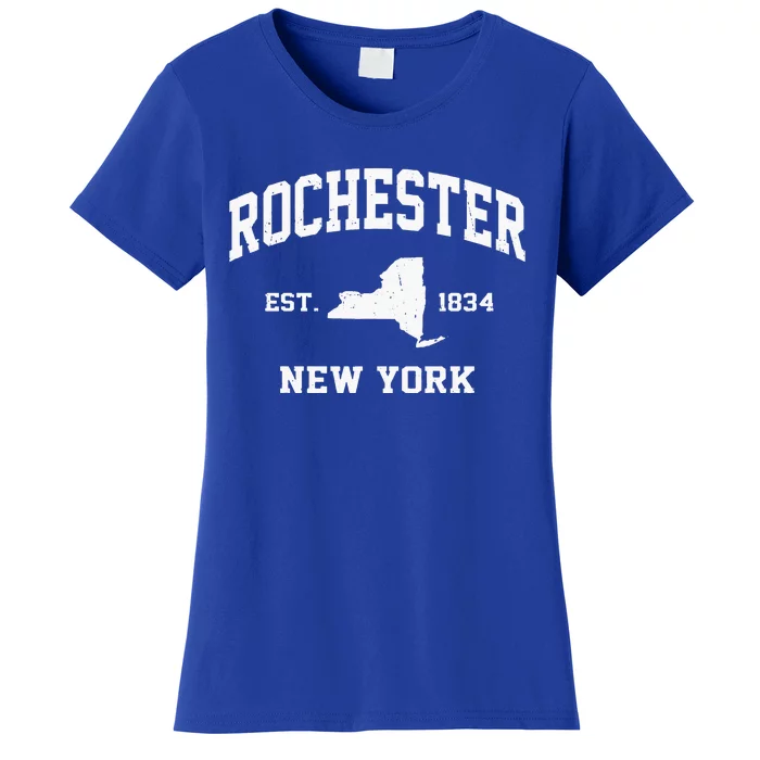 Rochester New York NY vintage State Athletic Style Women's T-Shirt