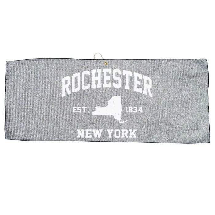 Rochester New York NY vintage State Athletic Style Large Microfiber Waffle Golf Towel