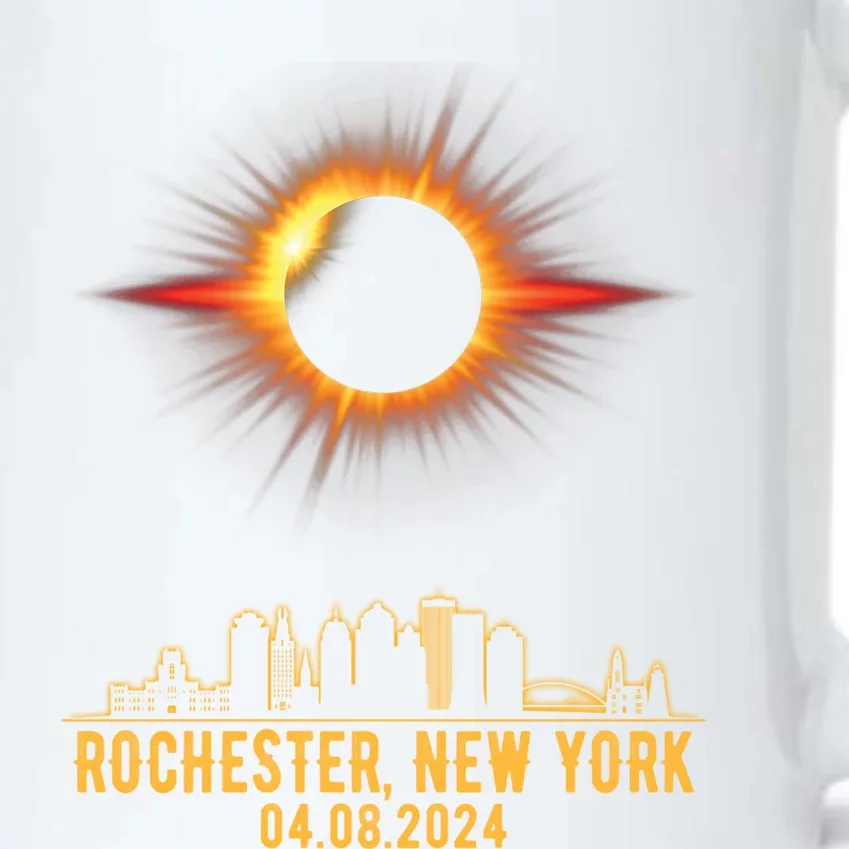 Rochester New York Total Solar Eclipse 04.08.2024 Black Color Changing Mug