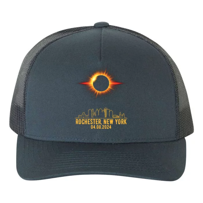 Rochester New York Total Solar Eclipse 04.08.2024 Yupoong Adult 5-Panel Trucker Hat