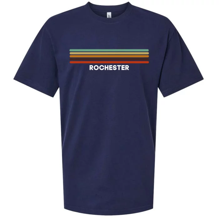 Rochester New York Ny Us Cities Of America Retro Gift Sueded Cloud Jersey T-Shirt