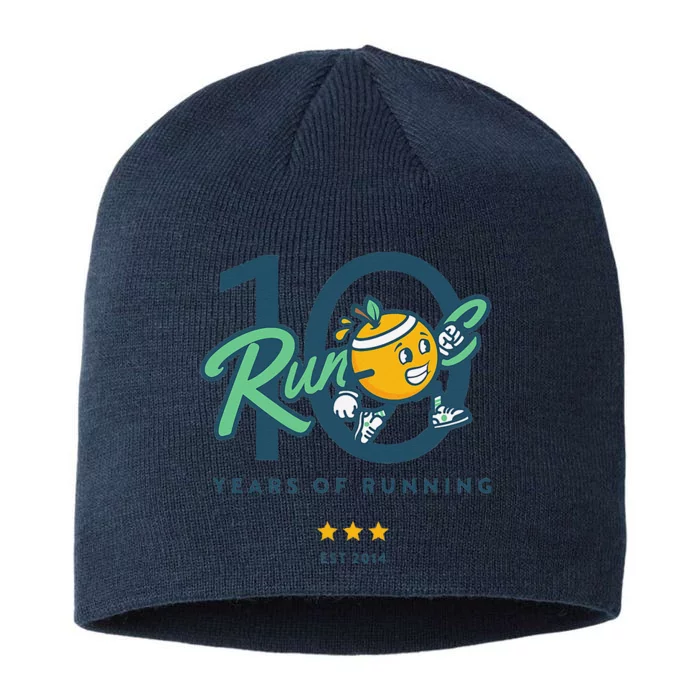 Run Oc 10 Year Anniversary 8 1/2in Sustainable Knit Beanie