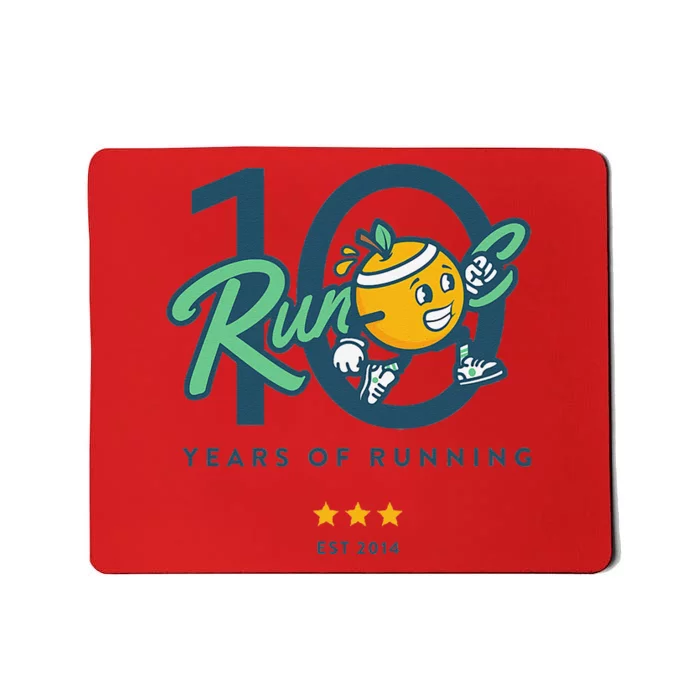 Run Oc 10 Year Anniversary Mousepad