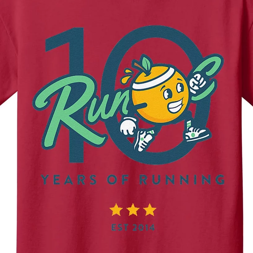 Run Oc 10 Year Anniversary Kids T-Shirt