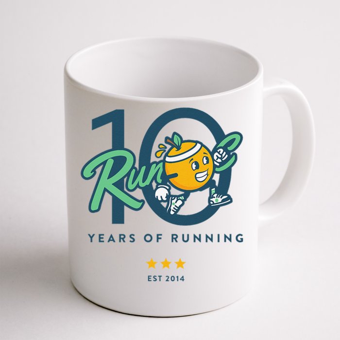 Run Oc 10 Year Anniversary Front & Back Coffee Mug