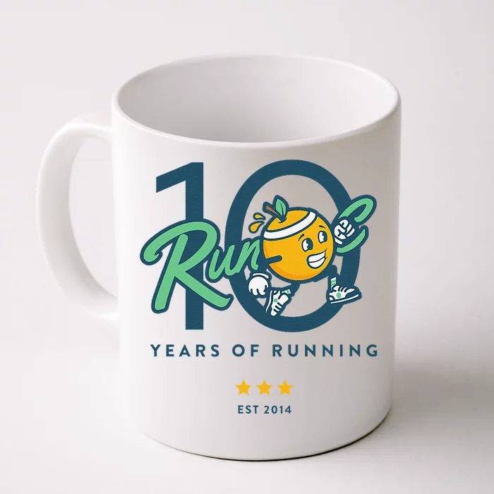 Run Oc 10 Year Anniversary Front & Back Coffee Mug