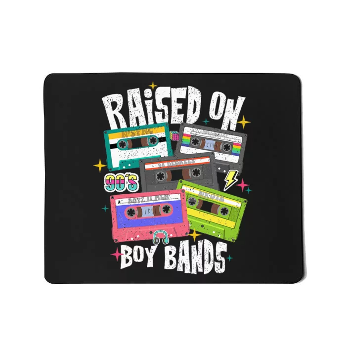 Raised On 90s Boy Bands Cassette Tape Mousepad