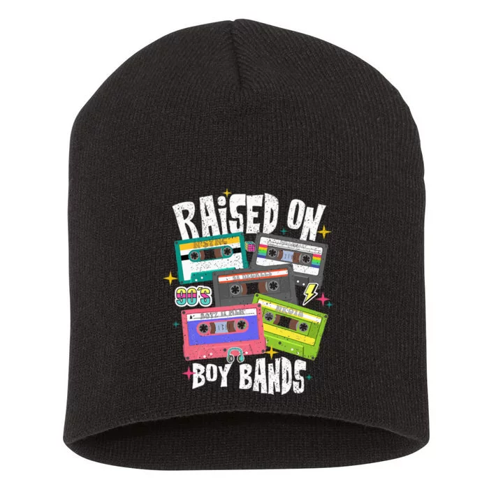 Raised On 90s Boy Bands Cassette Tape Short Acrylic Beanie