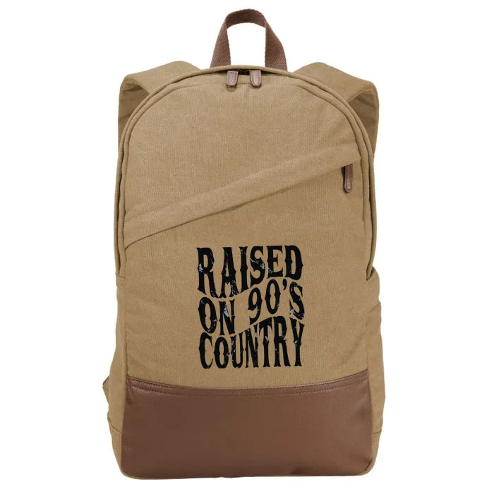 Raised On 90s Country Cotton Canvas Backpack