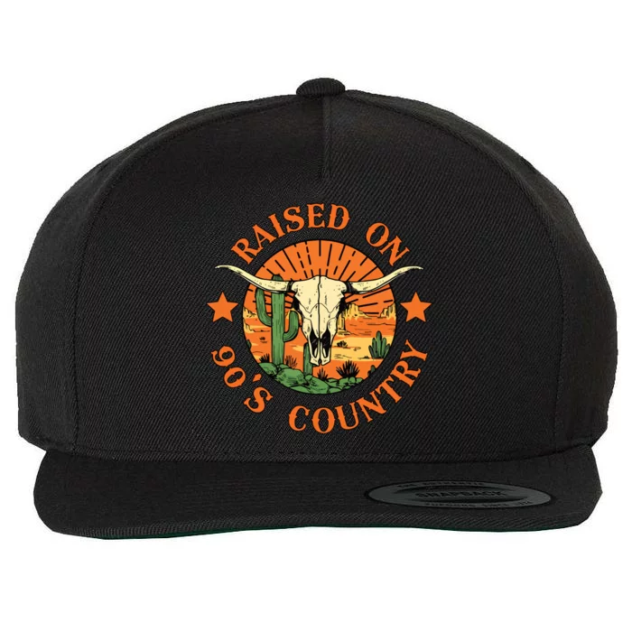 Raised On 90s Country Wool Snapback Cap