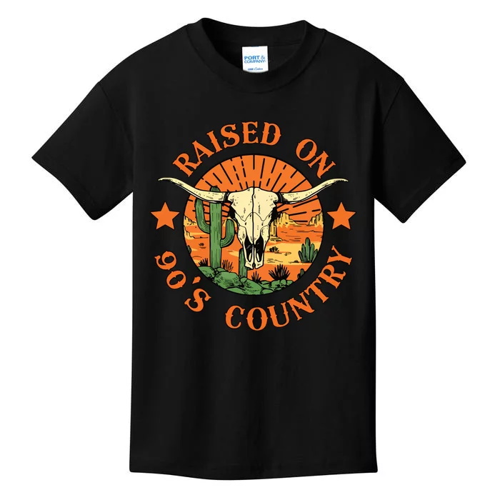 Raised On 90s Country Kids T-Shirt