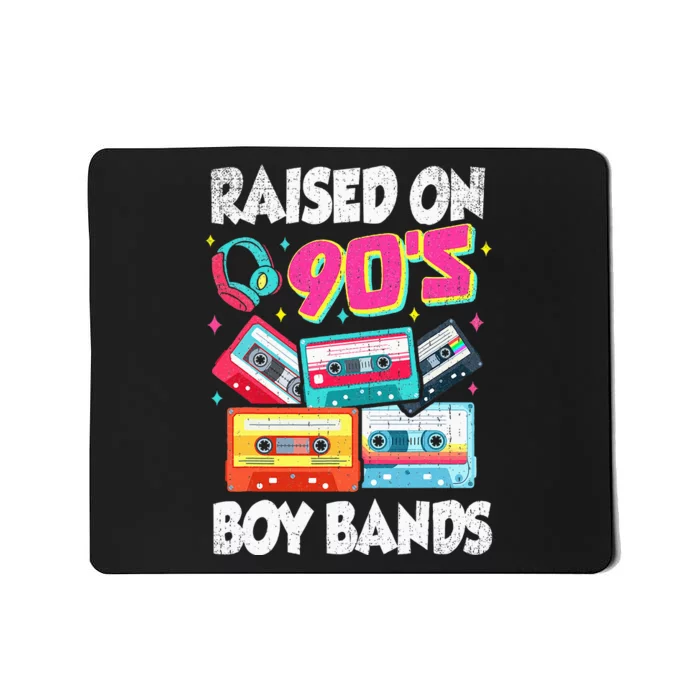 Raised On 90s Boy Bands Cassette Tape Retro Mousepad