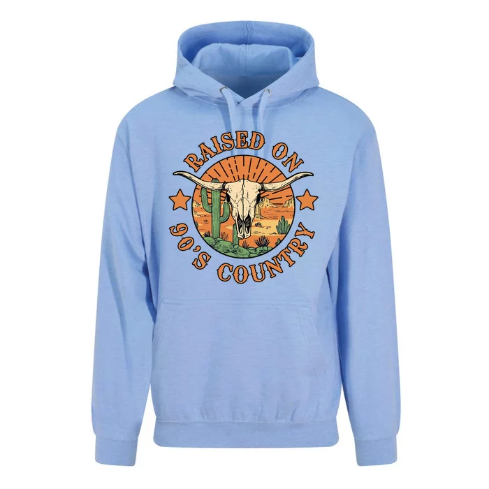 Raised On 90s Country Unisex Surf Hoodie