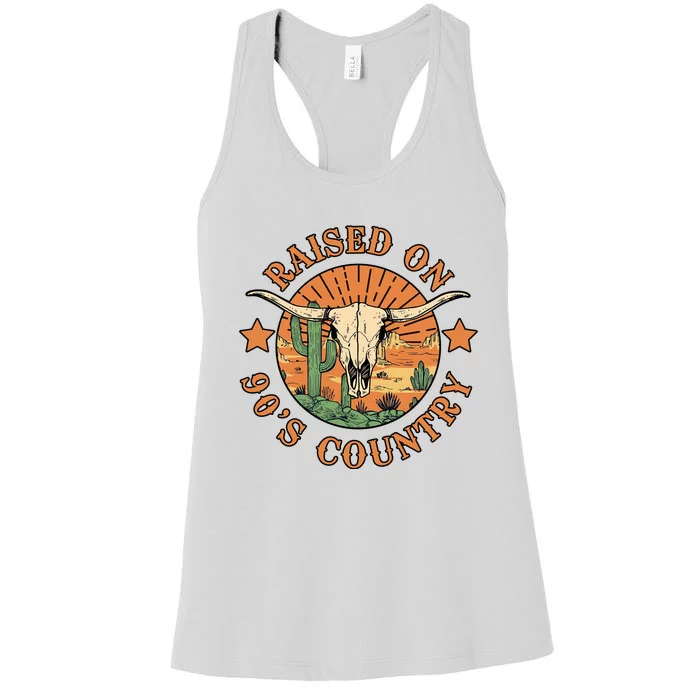 Raised On 90s Country Women's Racerback Tank