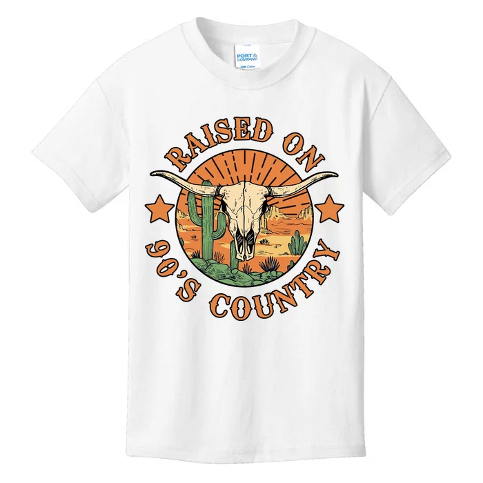 Raised On 90s Country Kids T-Shirt