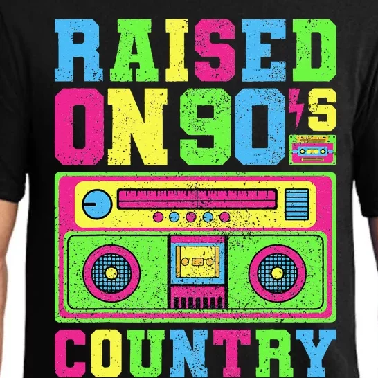 Raised On 90s Country Music  Country Concert Outfit Pajama Set