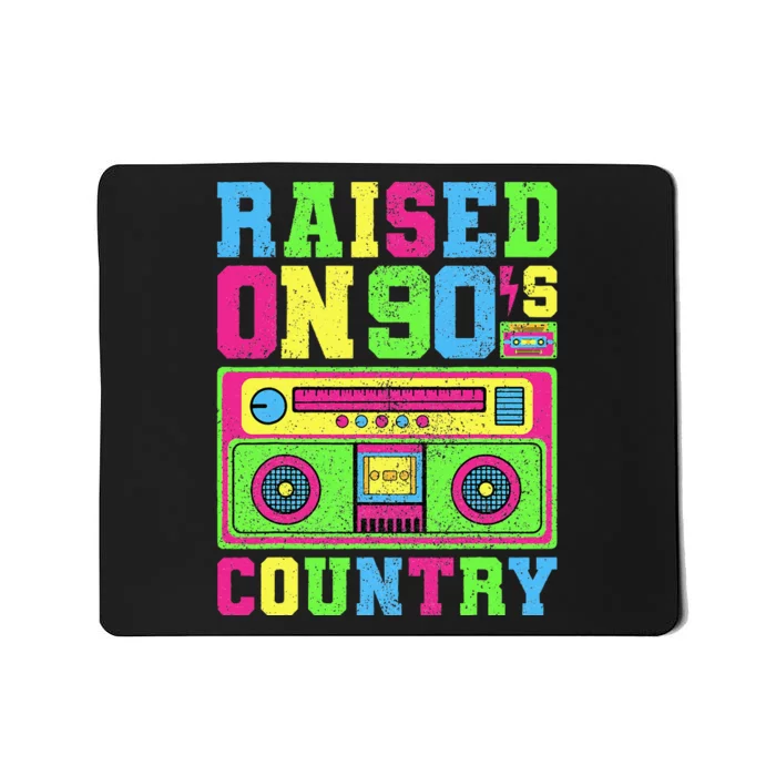 Raised On 90s Country Music  Country Concert Outfit Mousepad