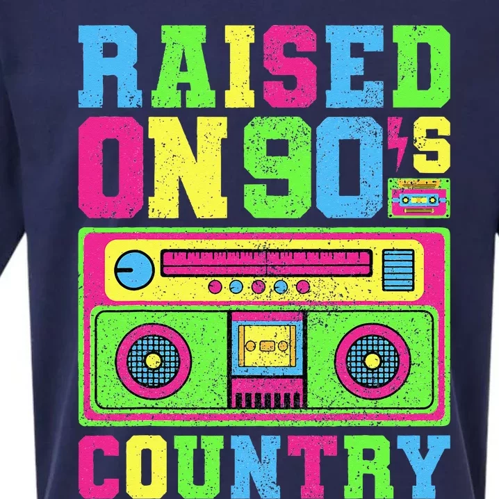 Raised On 90s Country Music  Country Concert Outfit Sueded Cloud Jersey T-Shirt