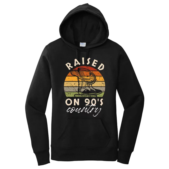 Raised On 90S Country Women's Pullover Hoodie